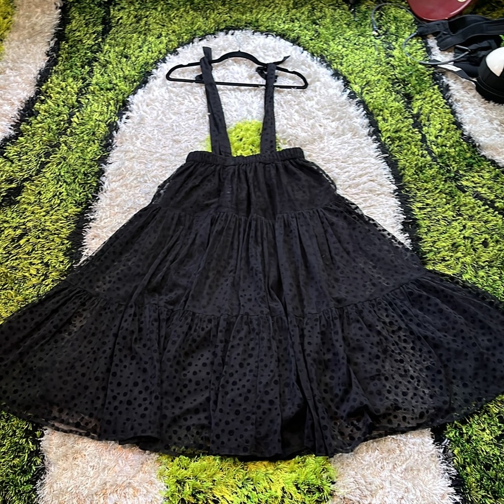 Batsheva Dotted Tulle Suspender Skirt/dress - Picture 7 of 11